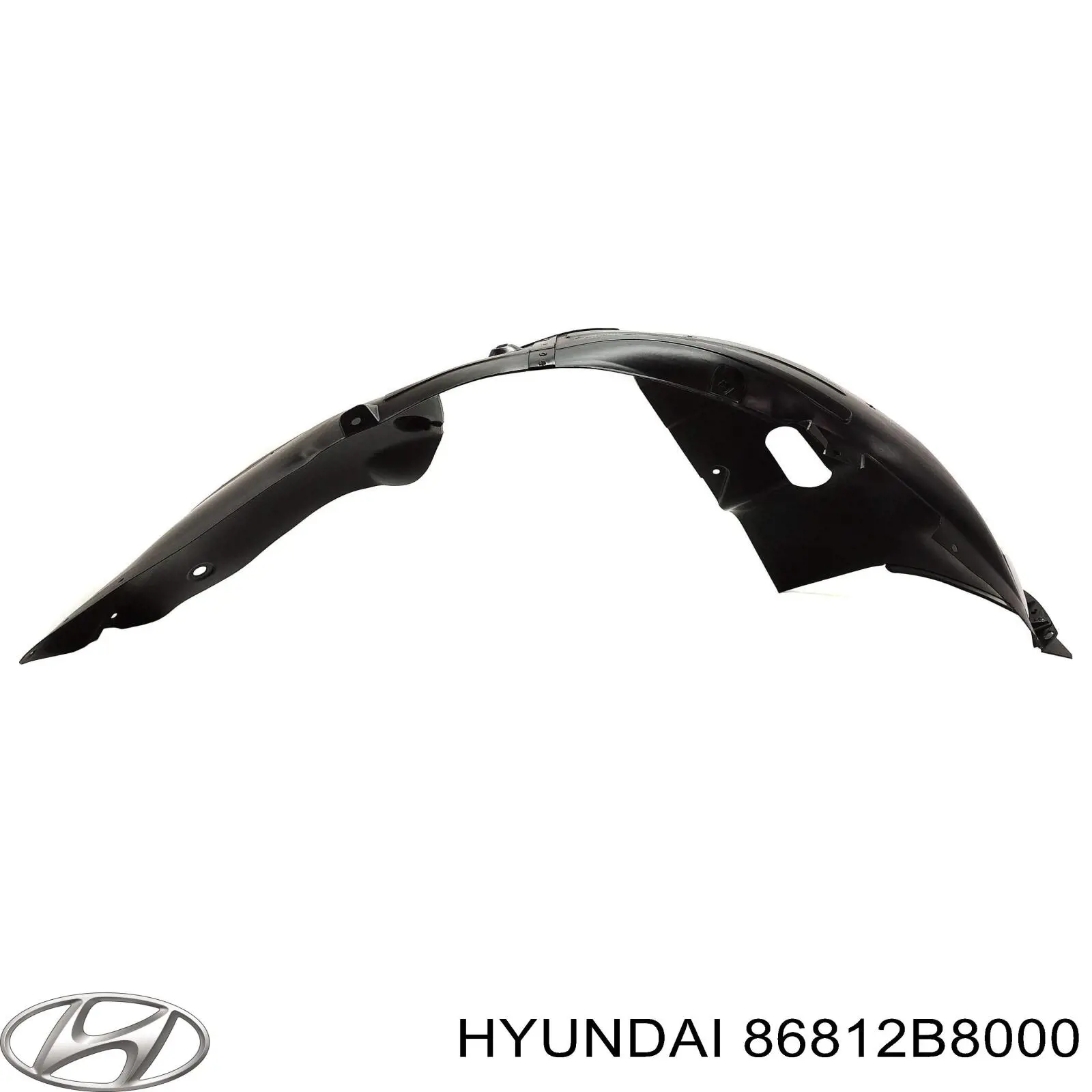 86812B8000 Hyundai/Kia Paso rueda delantero derecho