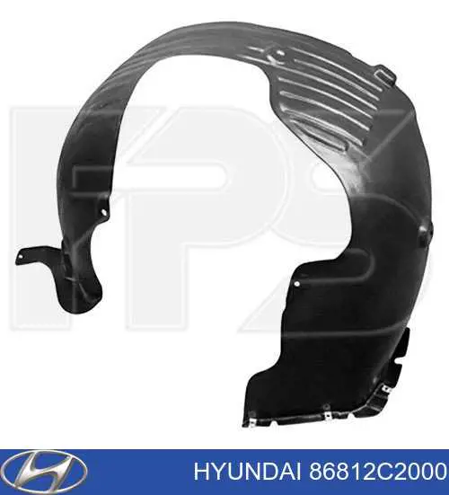 Guardabarros interior derecho, aleta delantera Hyundai/Kia 86812C2000 precio, desde 24,56 EUR