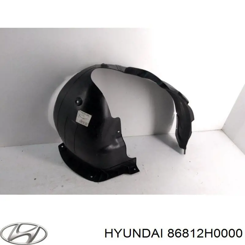 86812H0000 Hyundai/Kia guardabarros interior, aleta delantera, derecho