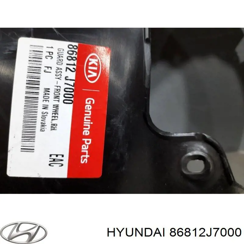 Comprar 86812J7000 Hyundai/Kia Paso de rueda delantero derecho
