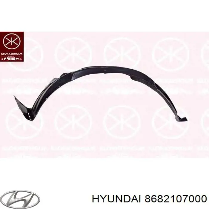 Comprar 8682107000 Hyundai/Kia Guardabarros interior izquierdo trasero