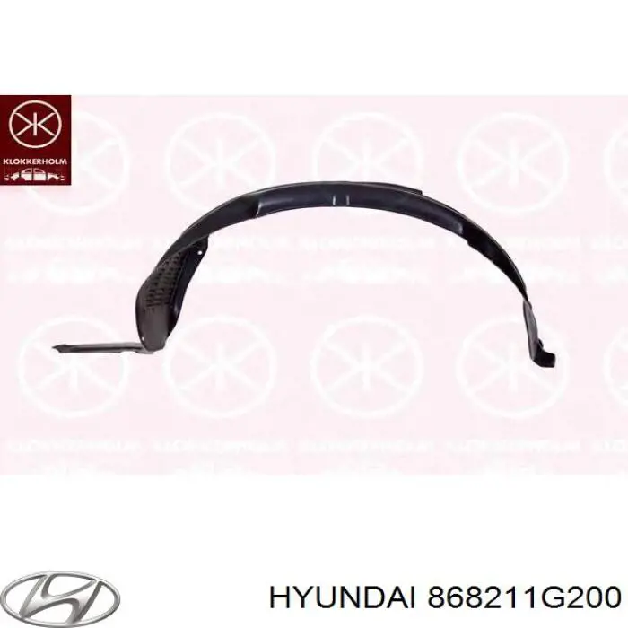 Guardabarros interior, aleta trasera, izquierdo Hyundai/Kia 868211G200 precio, desde  