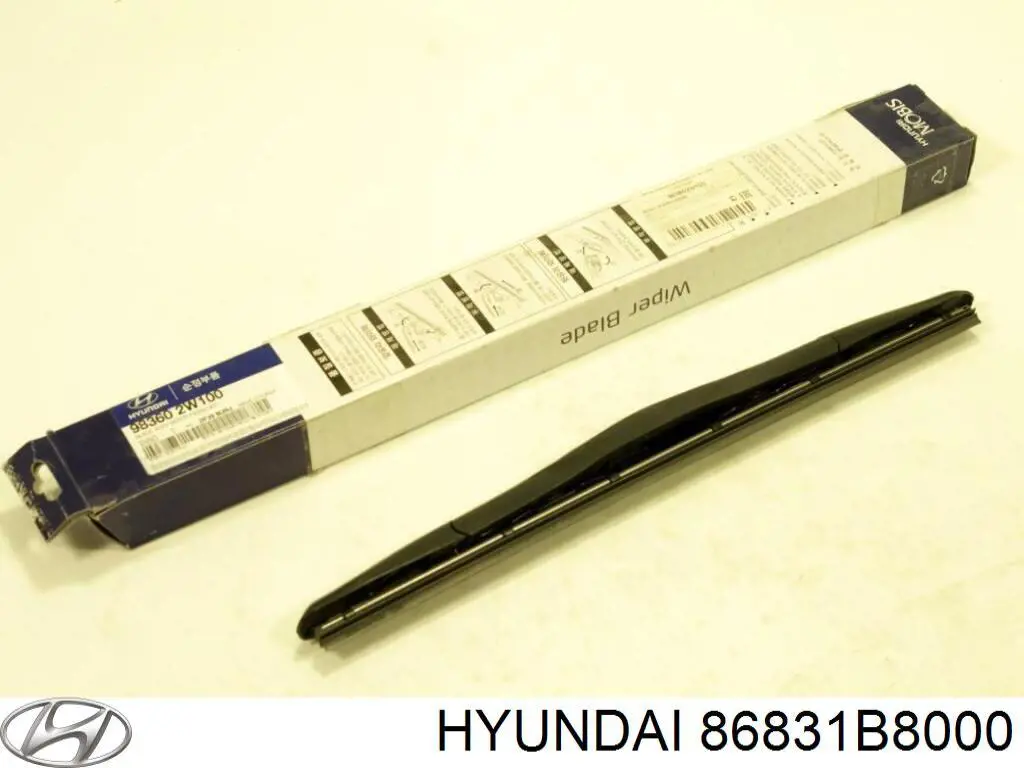 86831B8000 Hyundai/Kia faldilla guardabarro delantera izquierda