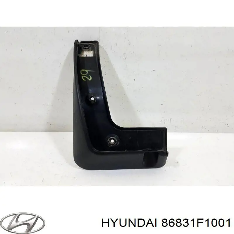 86831F1001 Hyundai/Kia faldilla guardabarro delantera izquierda