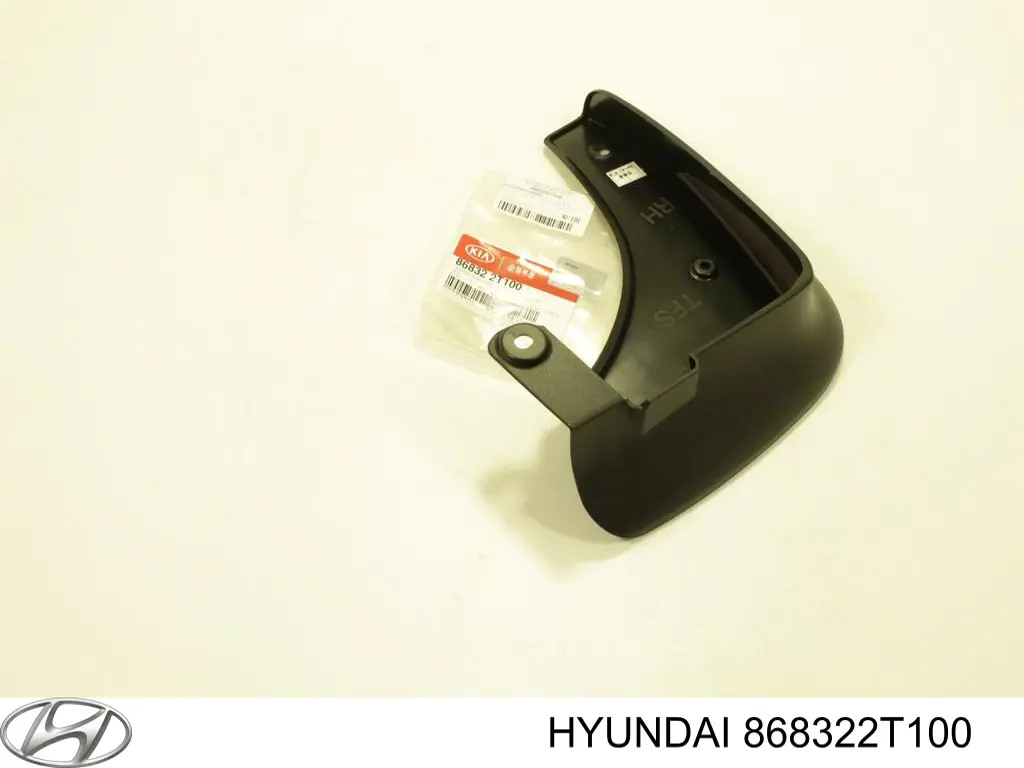 868322T100 Hyundai/Kia faldilla guardabarro delantera derecha