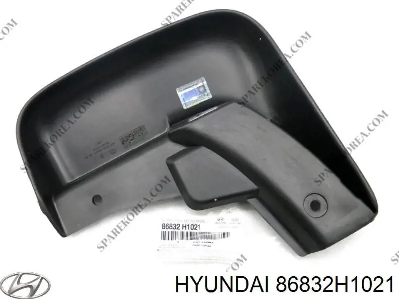 86832H1021 Hyundai/Kia faldilla guardabarro delantera derecha