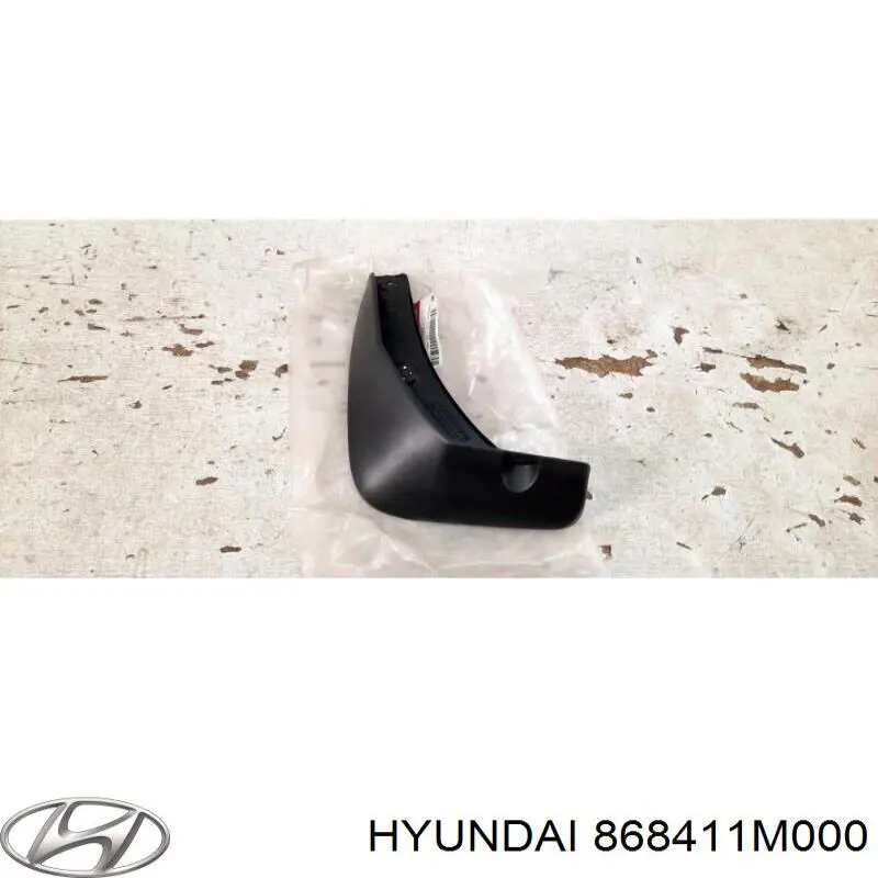 868411M000 Hyundai/Kia faldilla guardabarro trasera izquierda