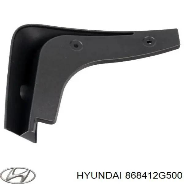 868412G500 Hyundai/Kia faldilla guardabarro trasera izquierda