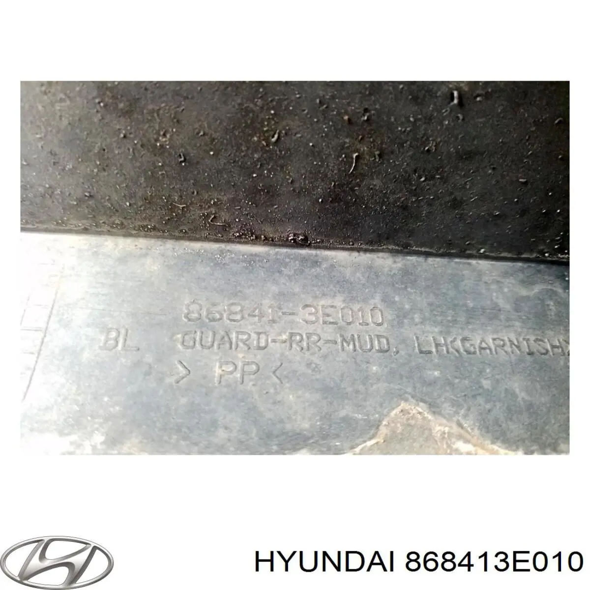 Comprar 868413E010 Hyundai/Kia Guardabarros trasero izquierdo