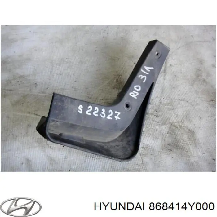 868414y000 Hyundai/Kia faldilla guardabarro trasera izquierda