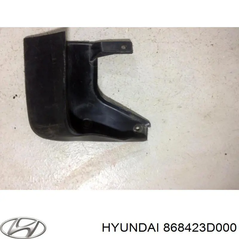 Faldilla guardabarro trasera derecha para Hyundai Sonata (EU4)
