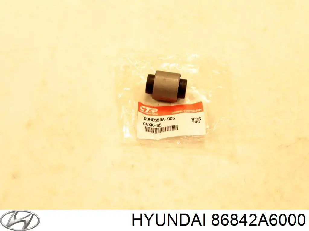 86842A6000 Hyundai/Kia faldilla guardabarro trasera derecha