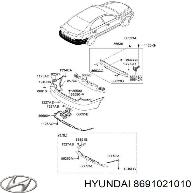 8691021010 Hyundai/Kia