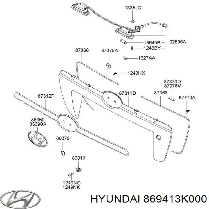 869413K000 Hyundai/Kia