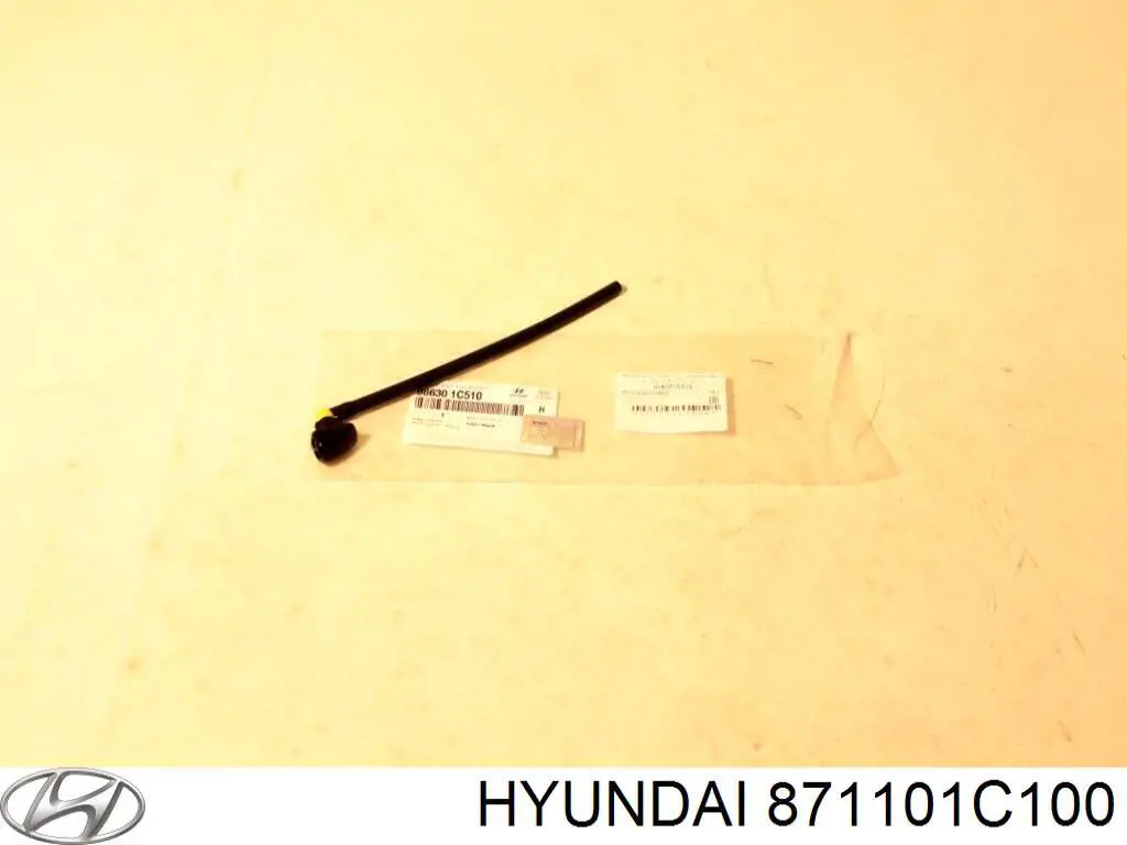 871101C100 Hyundai/Kia cristales de el maletero(3/5 puertas traseras (trastes)