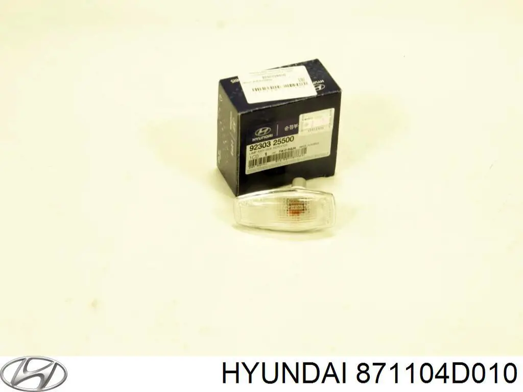 871104D010 Hyundai/Kia cristal de el maletero, 3/5 puertas traseras (trastes)