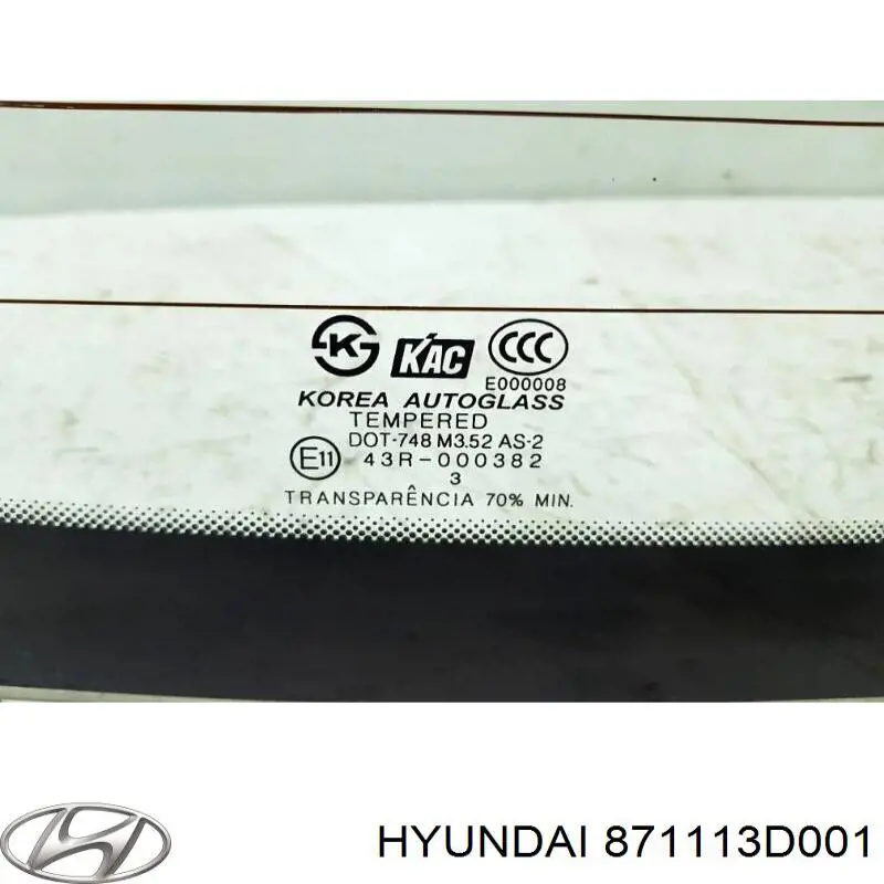 Vidrio trasero para Hyundai Sonata IV EU4
