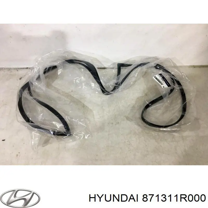 Moldura de luneta trasera para Hyundai SOLARIS (SBR11)