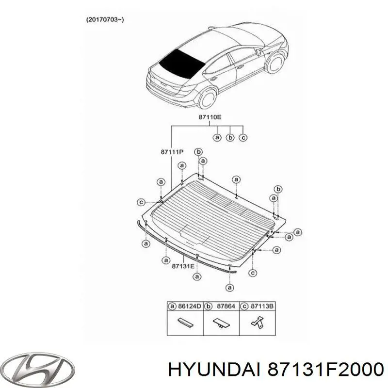 87131F2000 Hyundai/Kia 