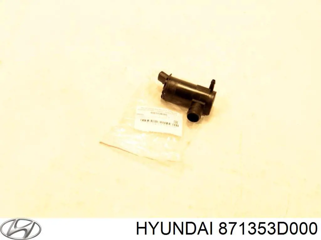 871353D000 Hyundai/Kia moldura de luneta trasera inferior