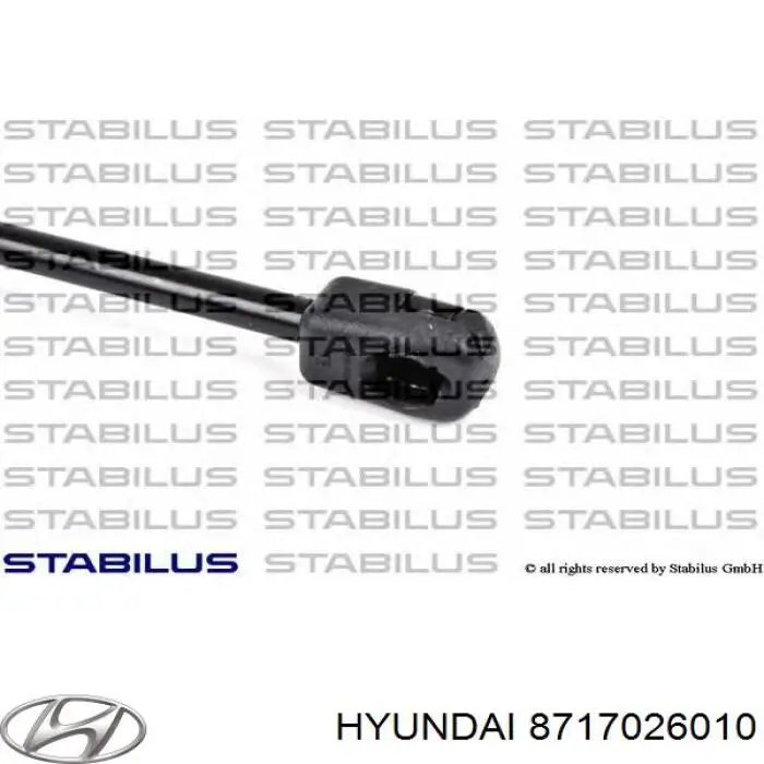 Amortiguador de vidrio de portón trasero (puerta trasera 3/5) Hyundai/Kia 8717026010 precio, desde 13,10 EUR