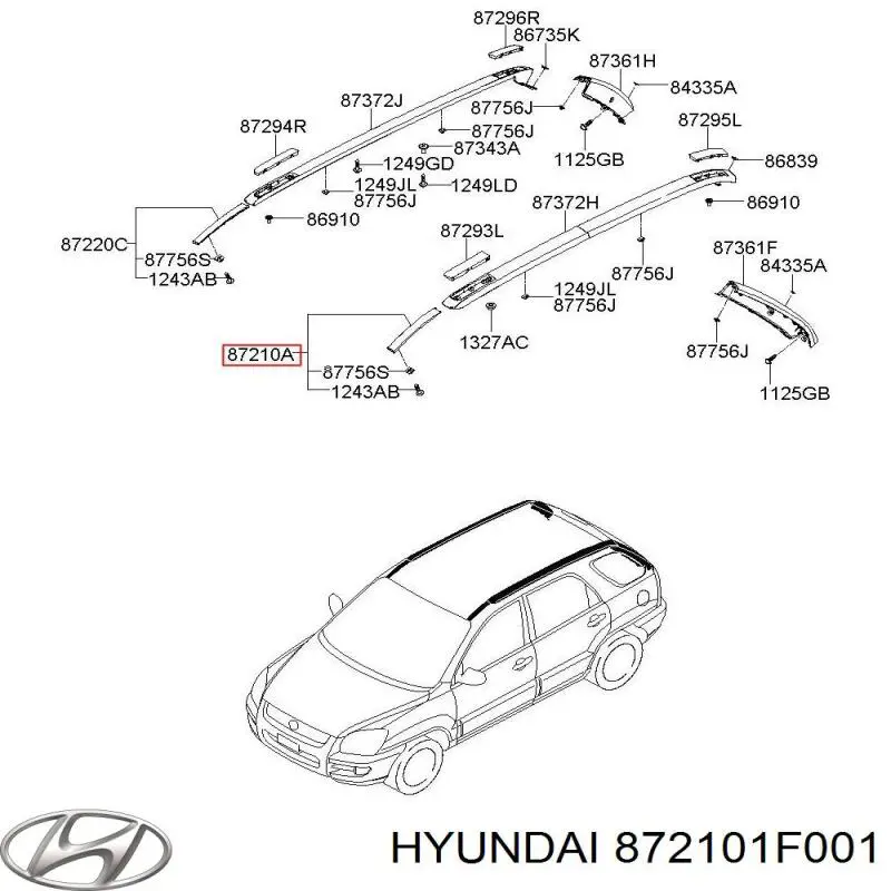 872101F001 Hyundai/Kia