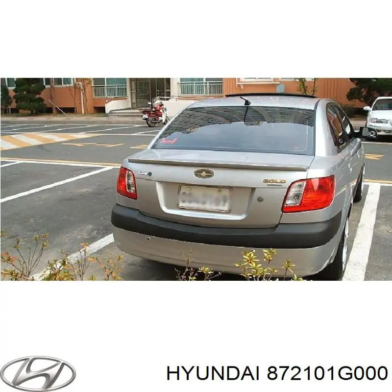 872101G000 Hyundai/Kia alerón para tapa de maletero
