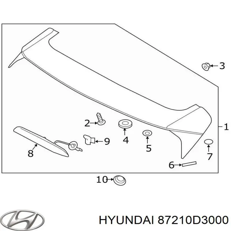 87210D3000 Hyundai/Kia