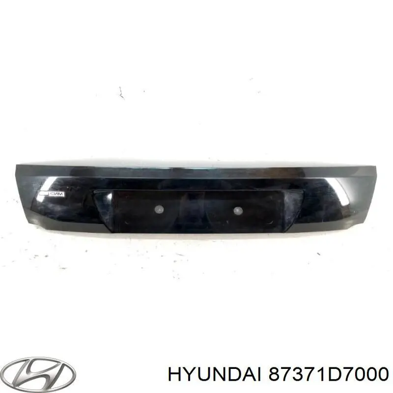 87371D7000 Hyundai/Kia soporte de matricula trasera