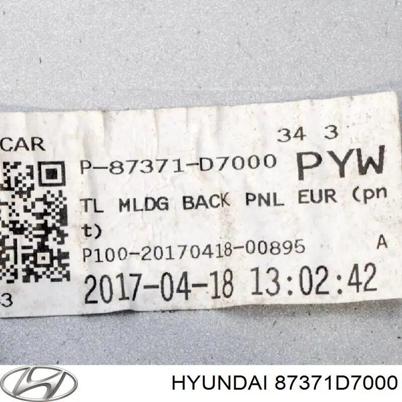 Soporte de matrícula trasera Hyundai/Kia 3737D7000 precio, desde 102,23 EUR