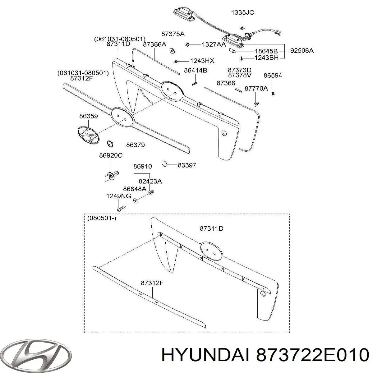 873722E010 Hyundai/Kia