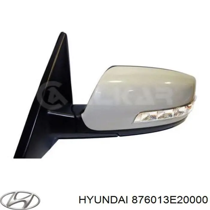 876013E20000 Hyundai/Kia espejo retrovisor izquierdo