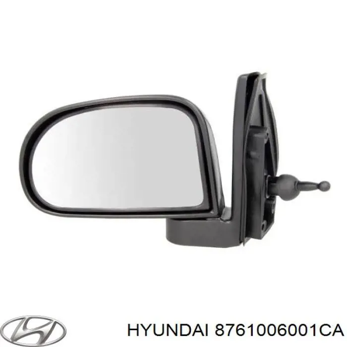 8761006001CA Hyundai/Kia espejo retrovisor izquierdo