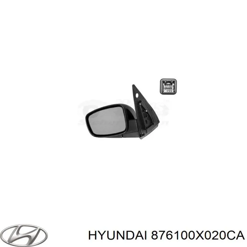 876100X040 Hyundai/Kia espejo retrovisor izquierdo