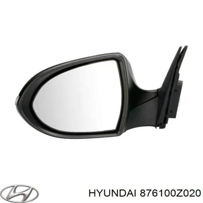 Comprar 876100Z020 Hyundai/Kia Espejo de retrovisor izquierdo