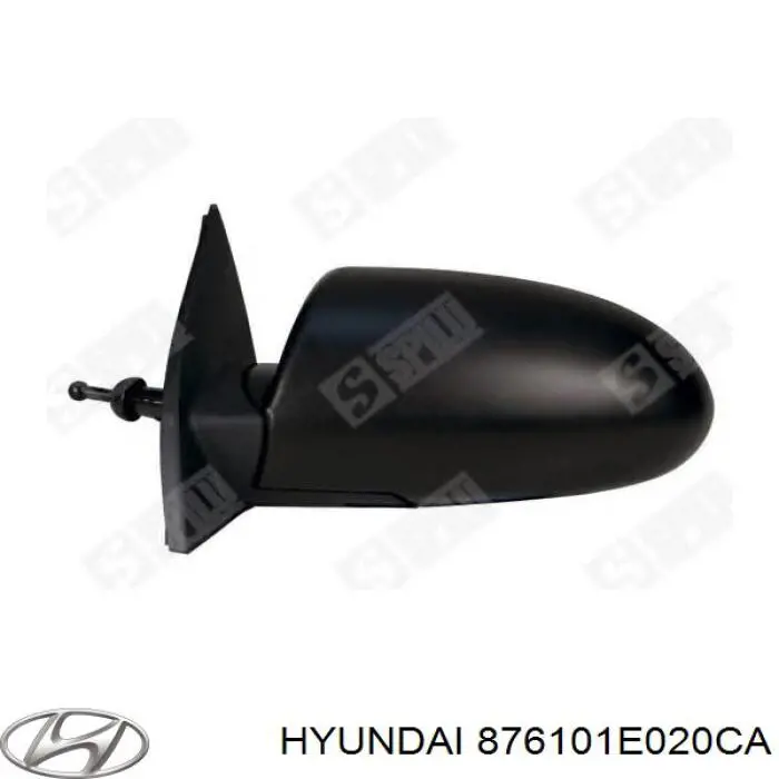 876101E020CA Hyundai/Kia Espejo retrovisor izquierdo