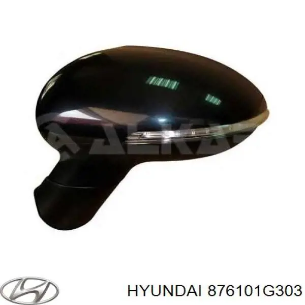 Comprar 876101G303 Hyundai/Kia Espejo de retrovisor izquierdo