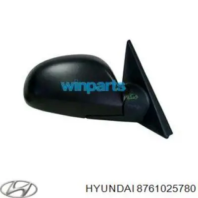 8761025780 Hyundai/Kia espejo retrovisor izquierdo