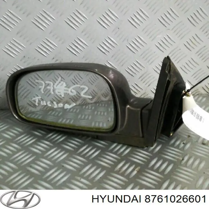 8761026601 Hyundai/Kia espejo retrovisor izquierdo