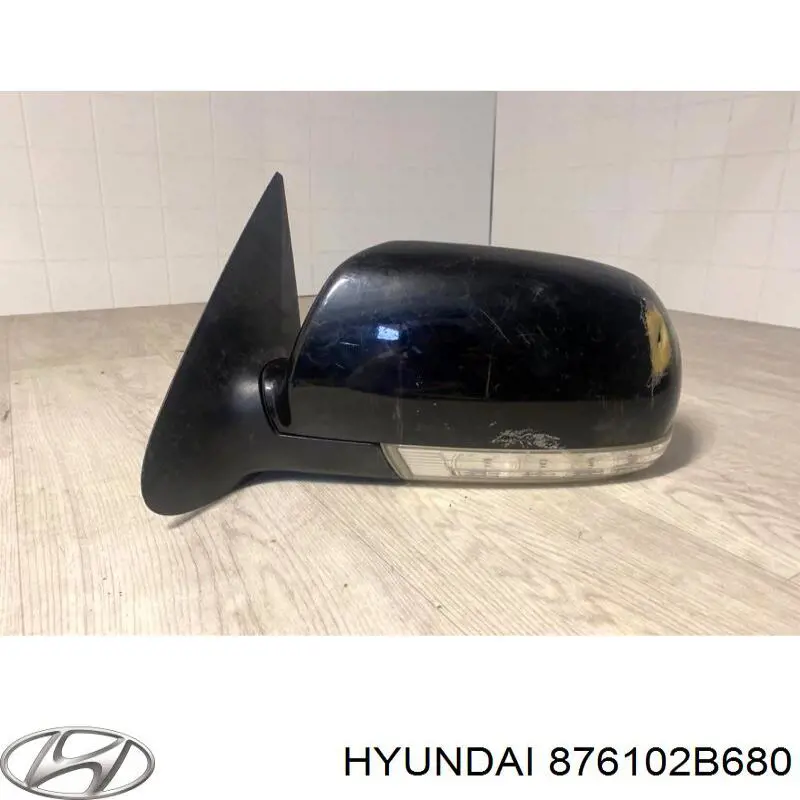 876102B680 Hyundai/Kia Espejo retrovisor izquierdo