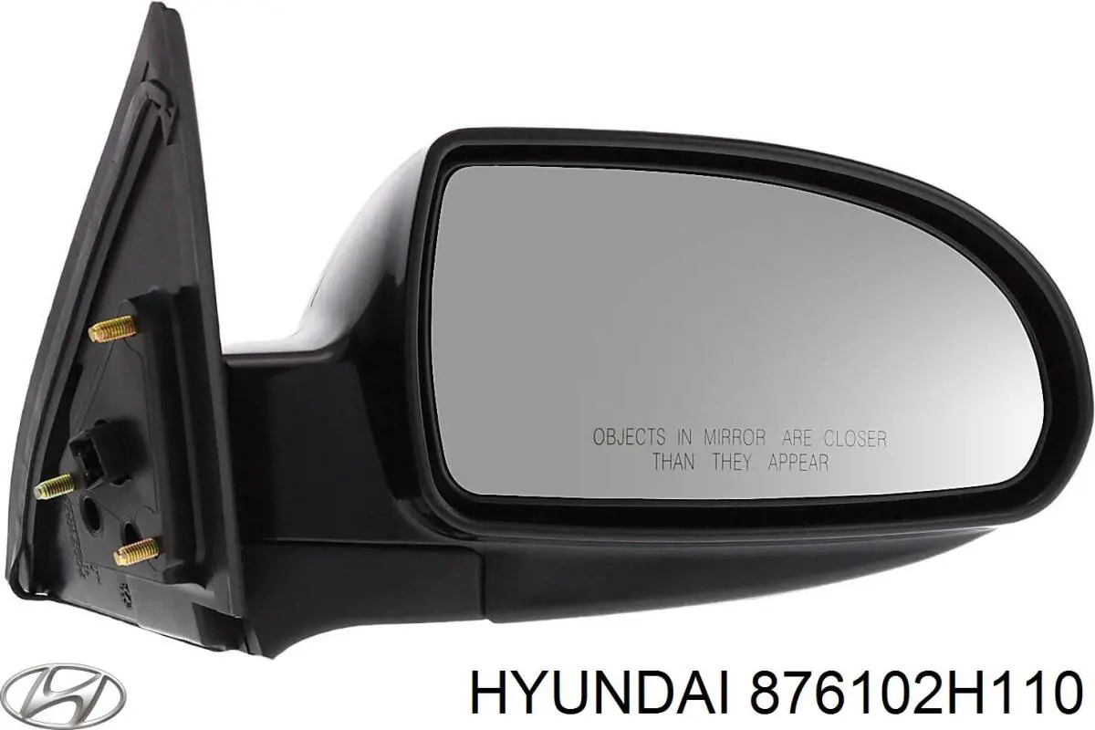 876102H110 Hyundai/Kia espejo retrovisor izquierdo