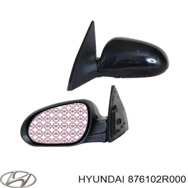 Comprar 876102R000 Hyundai/Kia Espejo de retrovisor izquierdo