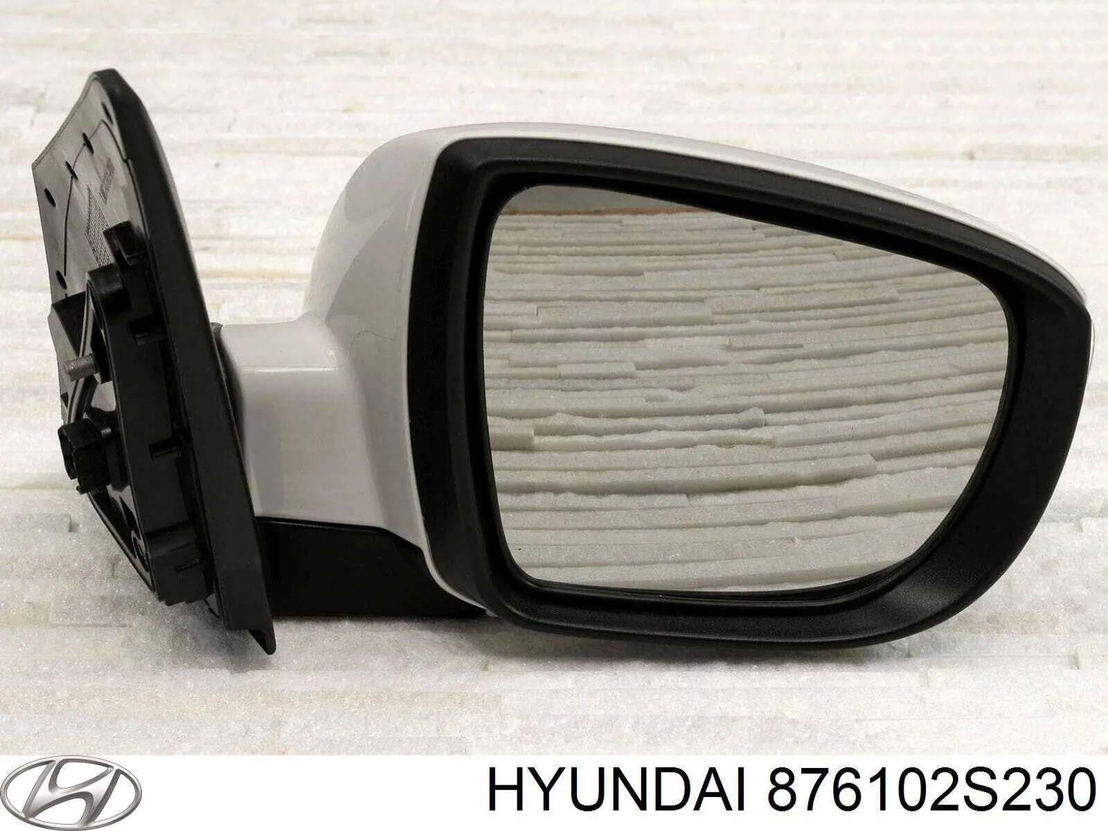 876102S230 Hyundai/Kia espejo retrovisor izquierdo