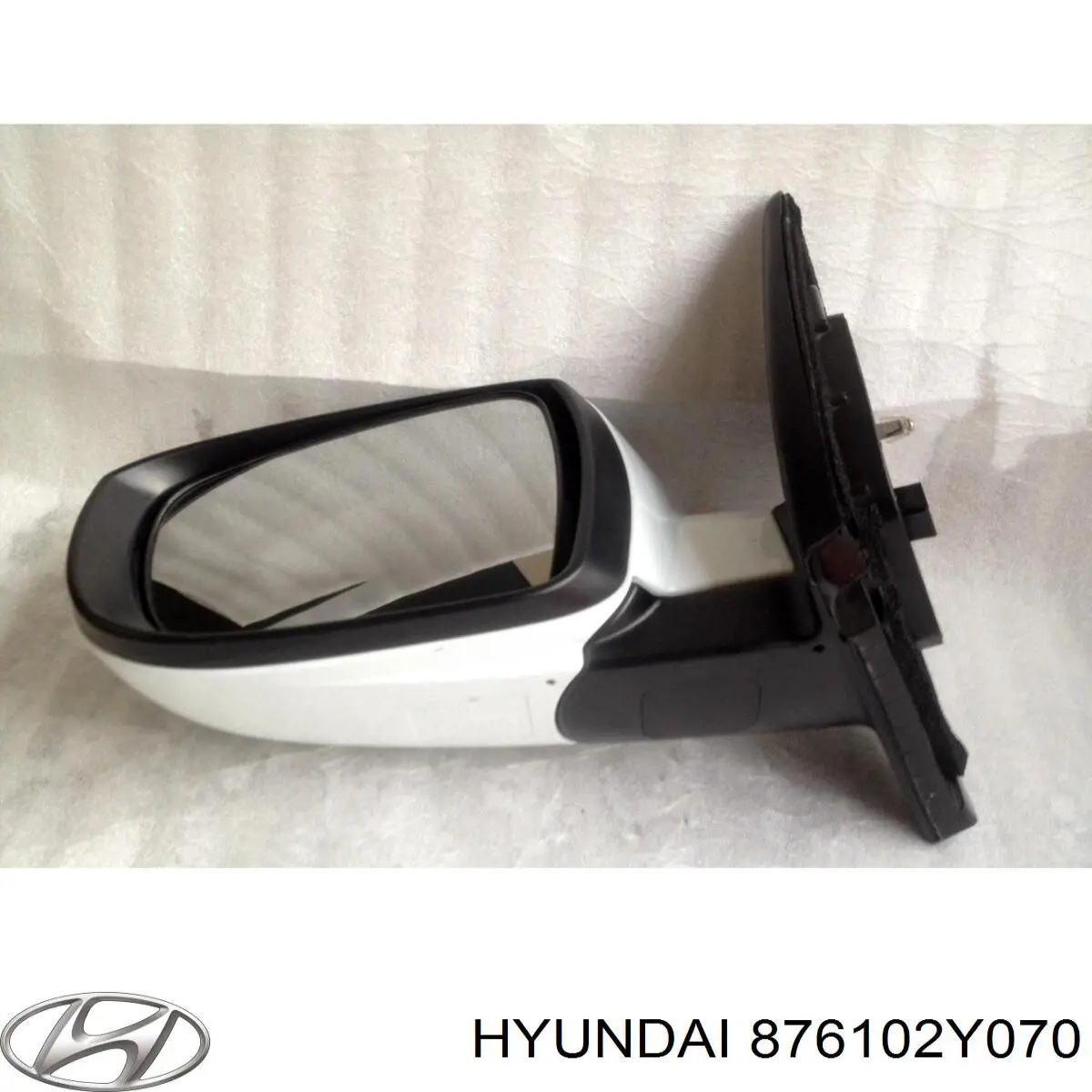 876102Y070 Hyundai/Kia espejo retrovisor izquierdo