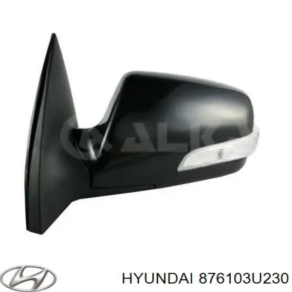 876103U230 Hyundai/Kia Espejo retrovisor izquierdo