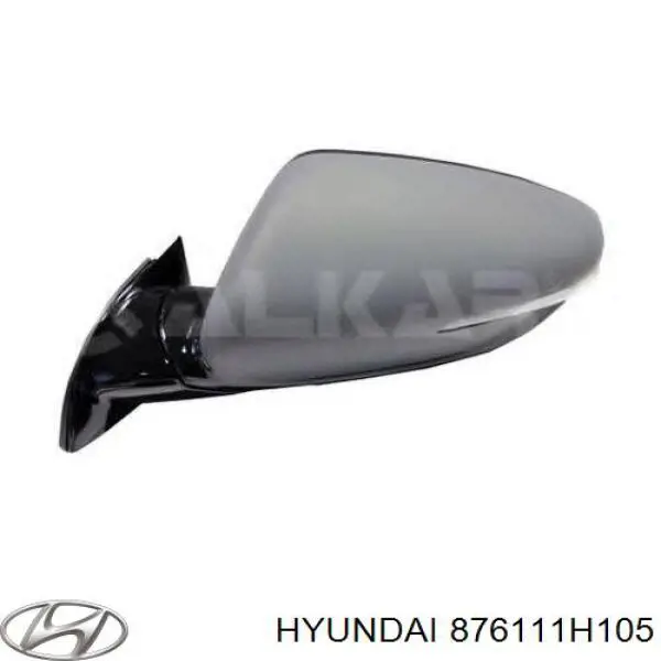 Cristal de espejo retrovisor exterior izquierdo Hyundai/Kia 876111H105 precio, desde 18,07 EUR