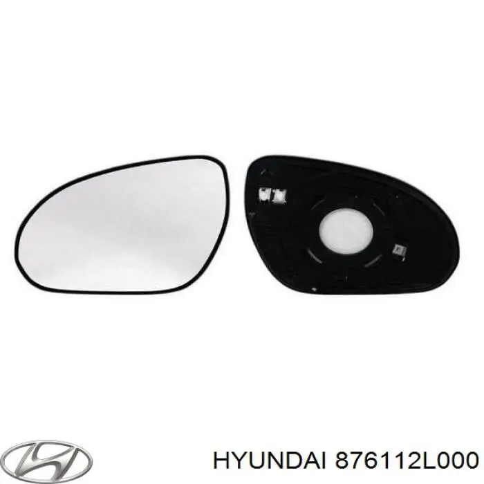 Cristal de espejo retrovisor exterior izquierdo Hyundai/Kia 876112L000 precio, desde 19,62 EUR
