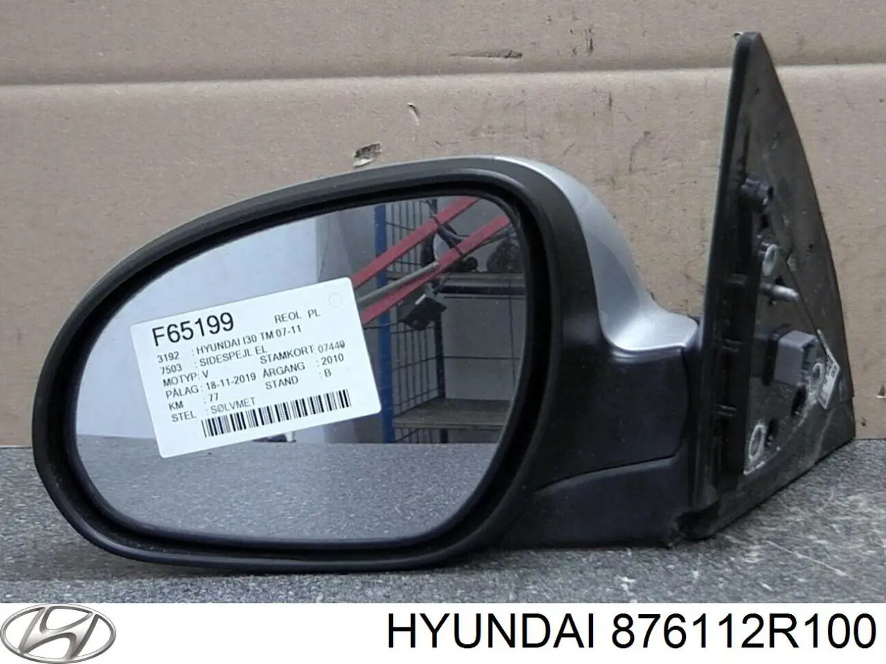 Comprar 876112R100 Hyundai/Kia Cristal de espejo retrovisor exterior izquierdo