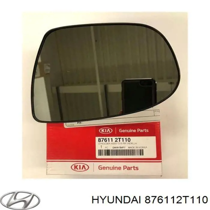 Cristal de espejo retrovisor exterior izquierdo Hyundai/Kia 876112T110 precio, desde 25,97 EUR