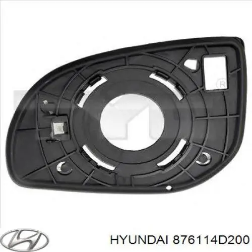 Cristal de espejo retrovisor exterior izquierdo Hyundai/Kia 876114D201 precio, desde 50,38 EUR